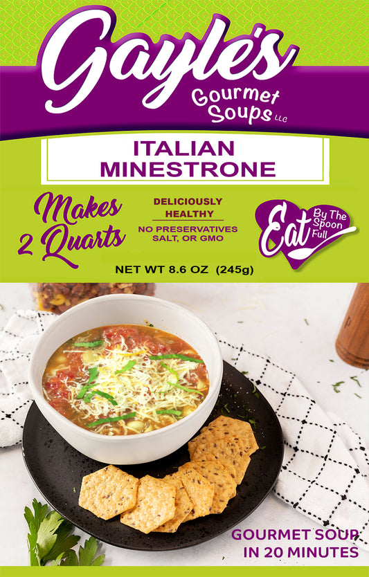 Italian Minestrone - Gayle's Gourmet Soup