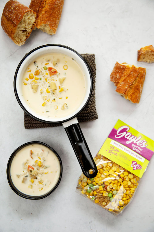 Amazing Corn Chowder - Gayle's Gourmet Soups